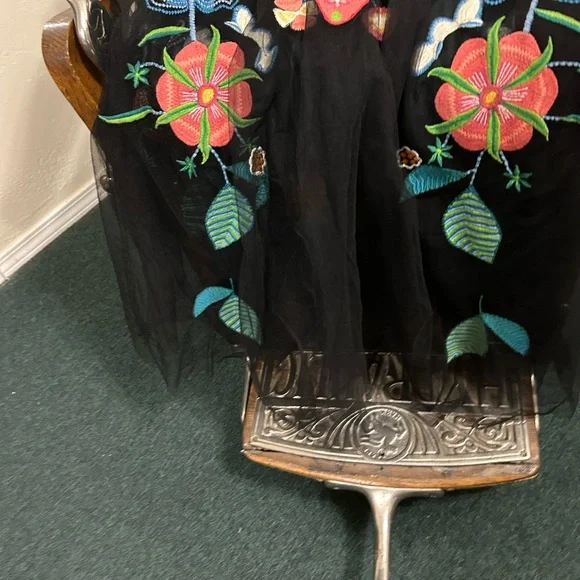 Saltwater LUXE Black FLORAL TULLE MAXI HOST PICK 💖💰🦋💗💜💯👀👀 - Picture 3 of 9